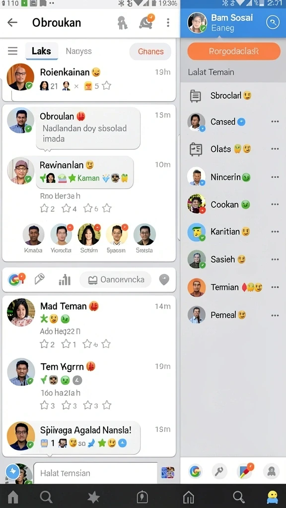 5zk - Tampilan menu utama yang menarik dan mudah dinavigasi.