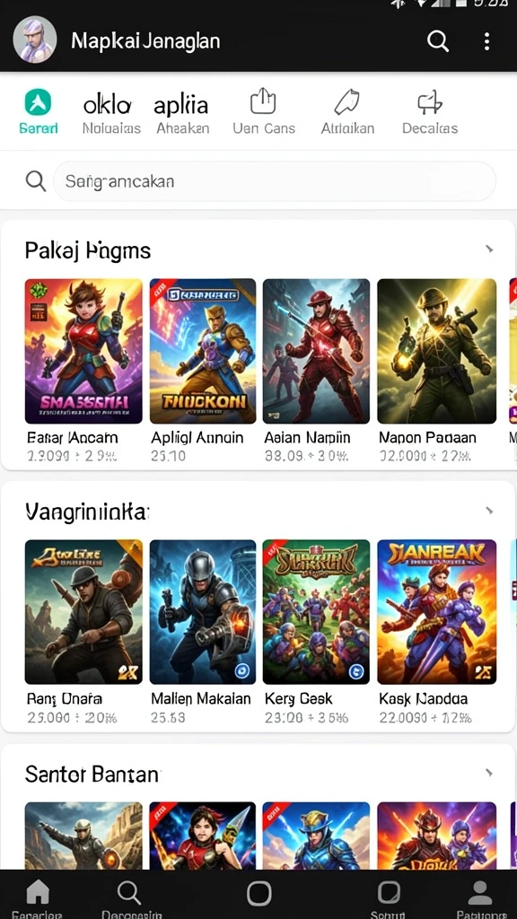 99luck99 - Tampilan antarmuka yang sederhana dan intuitif.