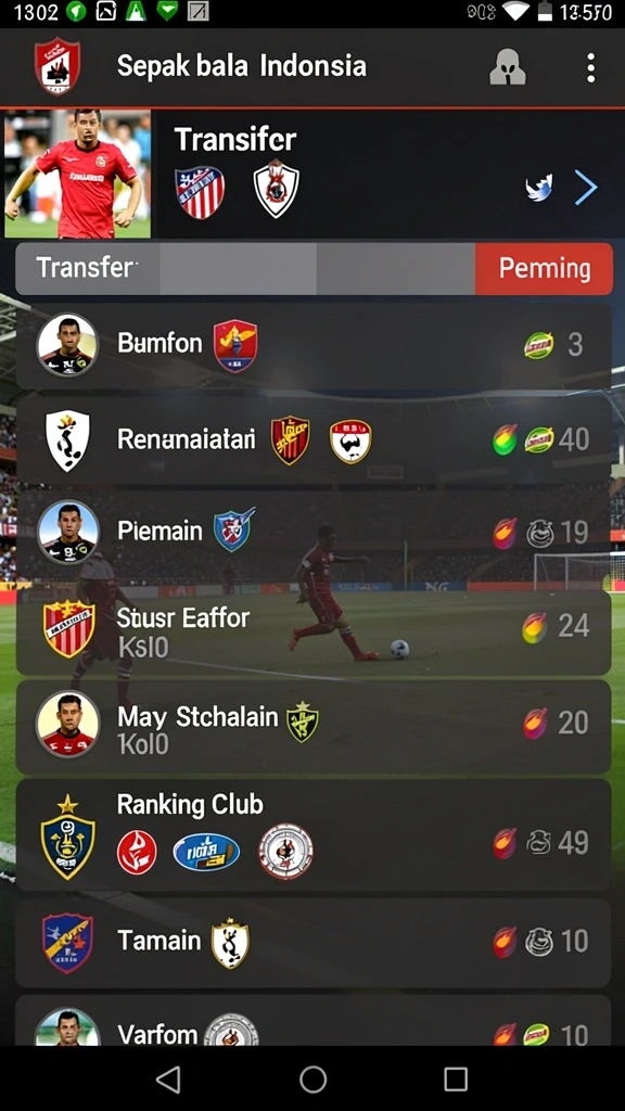 baginda168 - Tampilan antarmuka utama yang intuitif dan menarik.