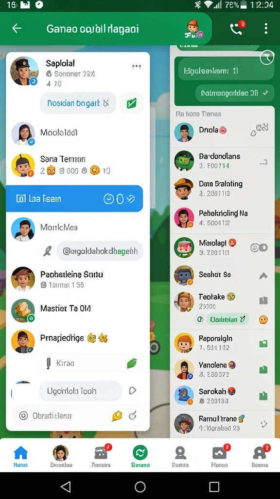 jos77 - Tampilan antarmuka yang intuitif dan menarik.