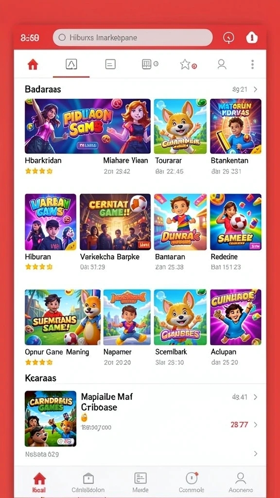 qqstar - Tampilan antarmuka yang menarik dan mudah dinavigasi.