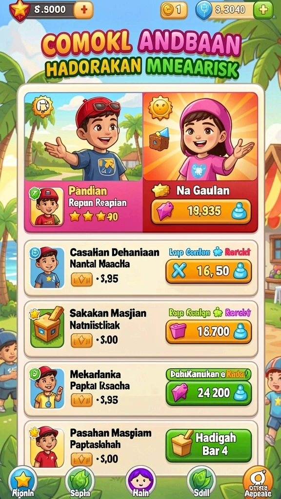 rprprp - Fitur multiplayer yang memungkinkan bersaing dengan pemain lain.