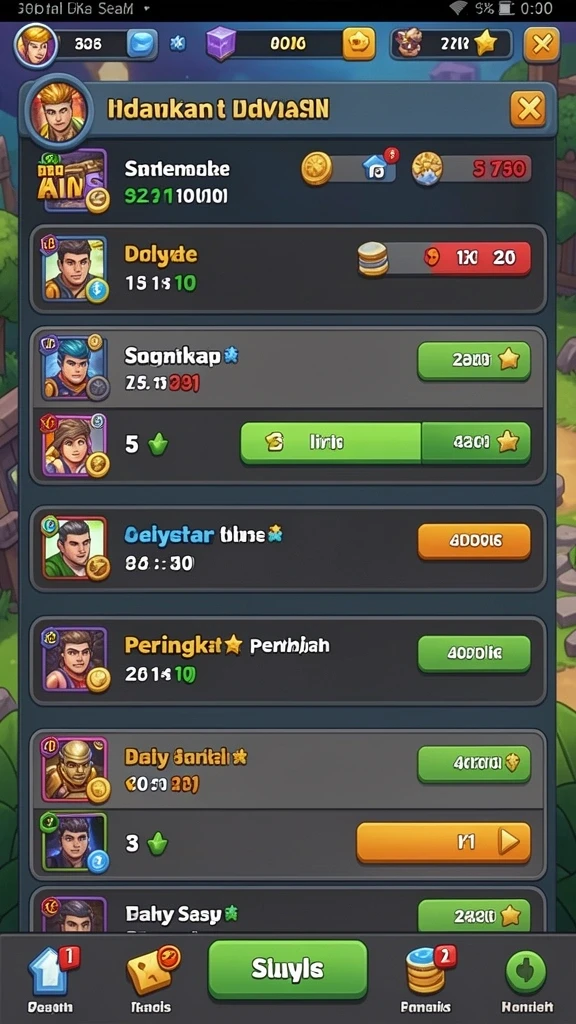 serubet - Tampilan antarmuka pengguna yang menarik.